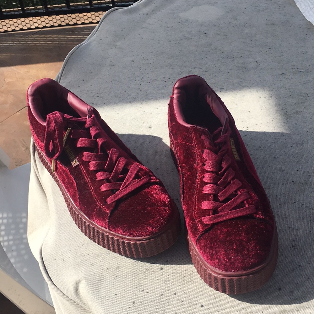 FENTY puma velvet magenta creepers